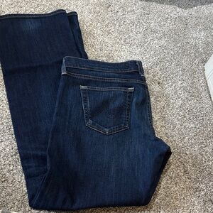 AG Adriano Goldschmied Dark Blue Straight Leg Jeans